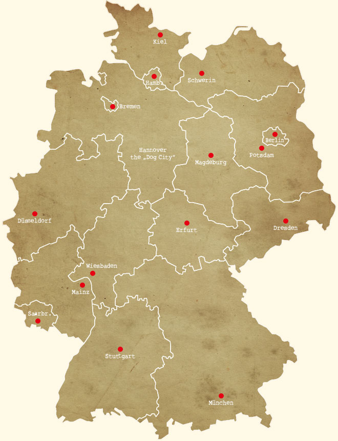 Karte Locations